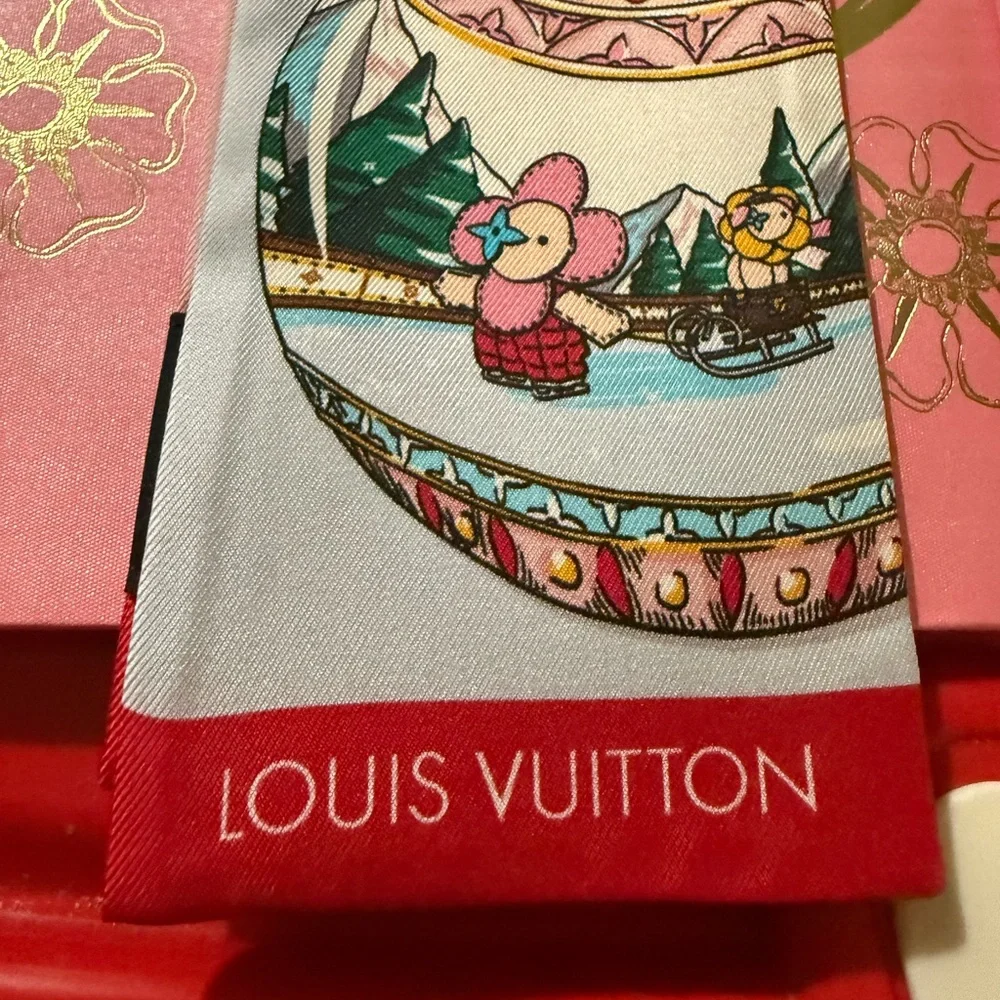 Louis Vuitton Rare Xmas Vivienne Bandeau New With Box Authentic Limited Edition - Picture 5 of 16